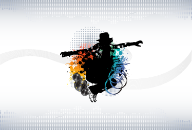 Street dance laptop sticker - TenStickers