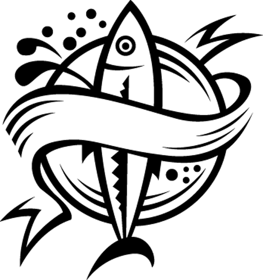 주방 생선 식품 스티커 - TenStickers