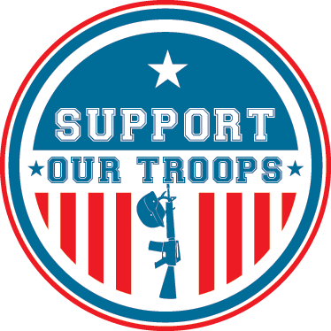 Support Our Troops Sticker - TenStickers