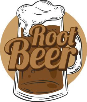 ルートビアの匂いと傷の壁のステッカー - TENSTICKERS