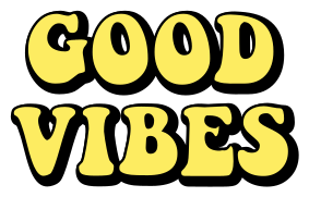 Good vibes only vintage sticker - TenStickers