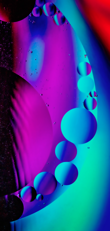 štítek huawei abstraktní kruhy - TenStickers