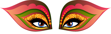Venetian Eyes Sticker - TenStickers