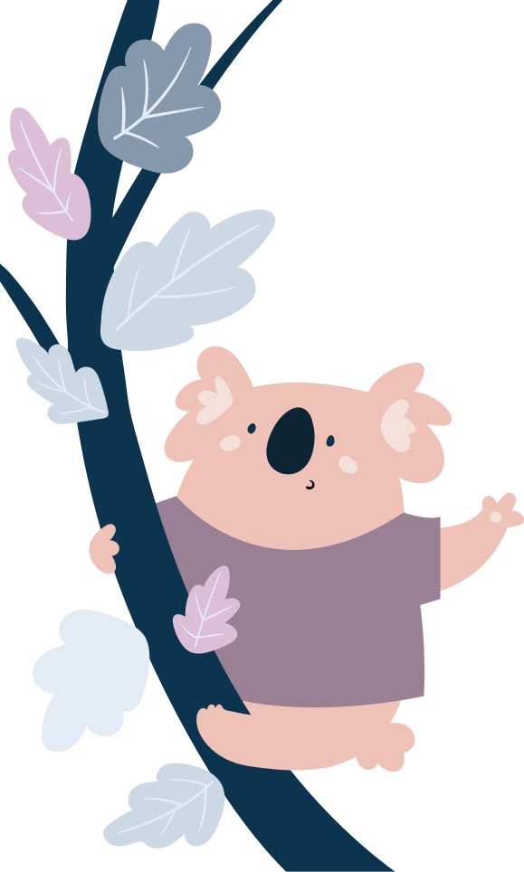 Autocolantes decorativos de animais diversos Escalada desenhou de - TenStickers