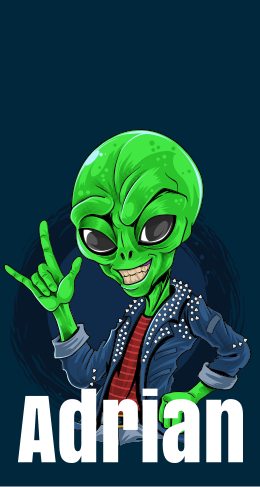 Idegen rakéta tervezés iphone matrica - TenStickers