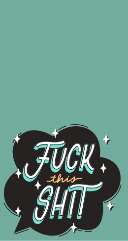 Fuck citat bogstaver iphone klistermærke - TenStickers