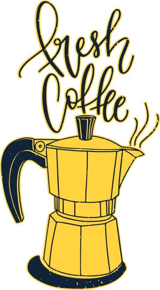 Wandtattoo Küche eleganter moka mit kaffeetext - TenStickers