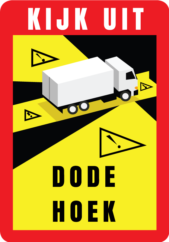 Aanwijzingen stickers dode hoek Nederlands - TenStickers