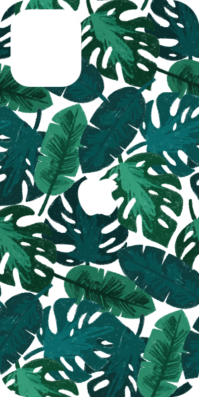 Autocolant iphone pentru plante tropicale mari - TenStickers