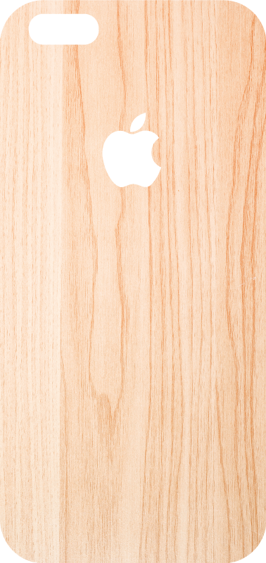 Iphone Aufkleber Hellbraune holzstruktur - TenStickers