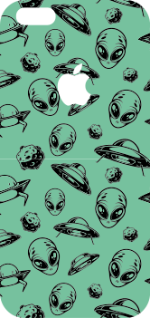 Alien skin iPhone sticker - TenStickers