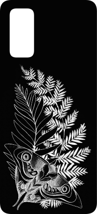 černobílý motýl samolepka samsung - TenStickers