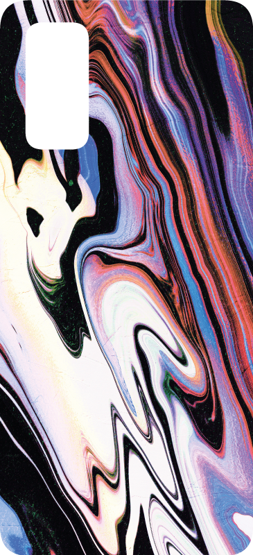 Sticker para Samsung Mármol multicolor - TenVinilo