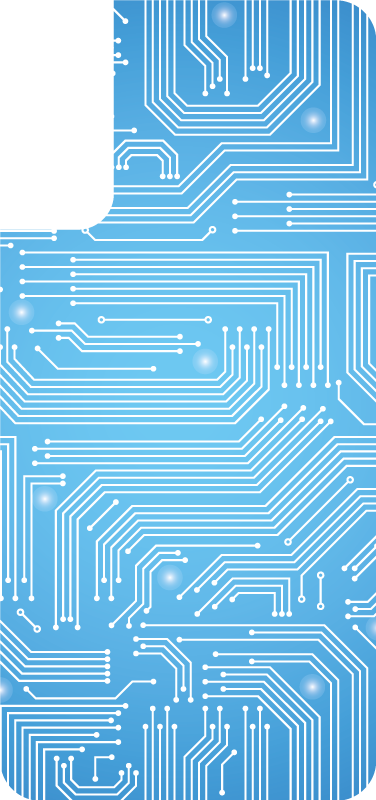 Naljepnica elektroničkog uzorka samsung - TenStickers