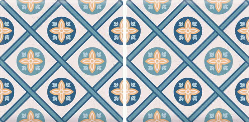 Bolero cement patterns wall stickers - TenStickers