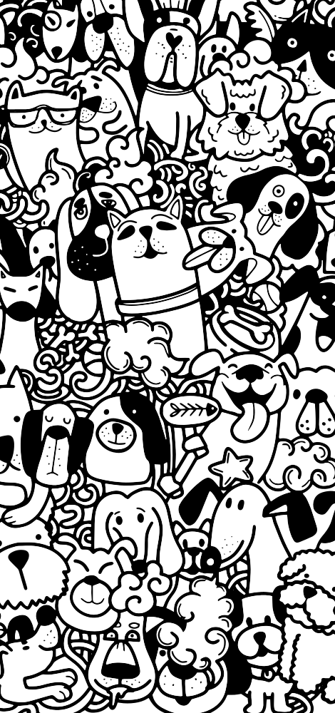 αυτοκόλλητο αστεία υπέροχα κουτάβια huawei - TenStickers