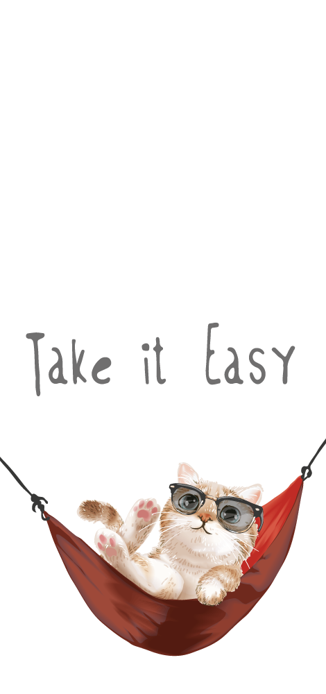 Aranyos macska napszemüveg huawei matrica - TenStickers