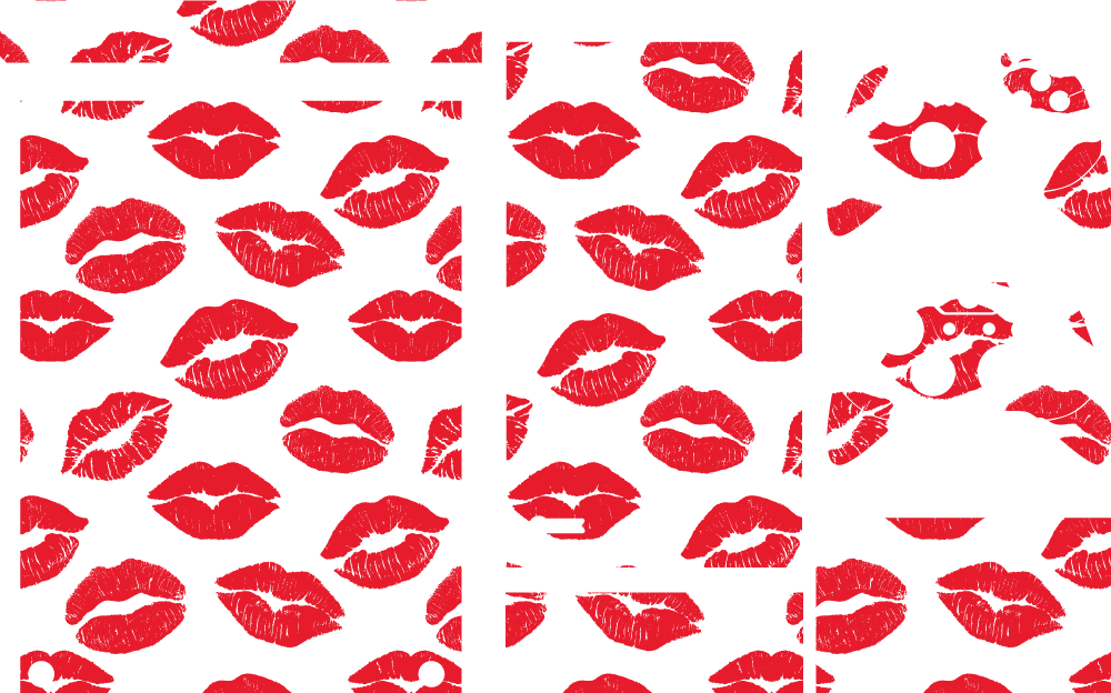 Pegatina Xbox Besos lápiz labial rojo - TenVinilo