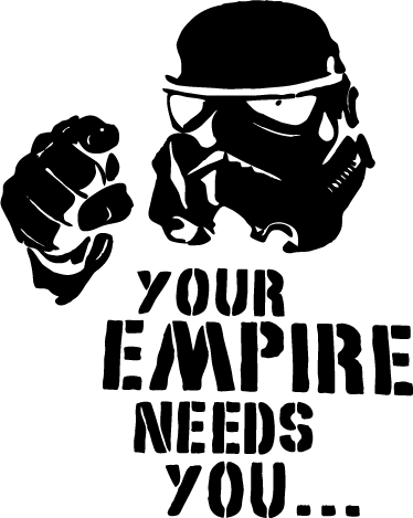 Vinilo decorativo empires needs you - TenVinilo
