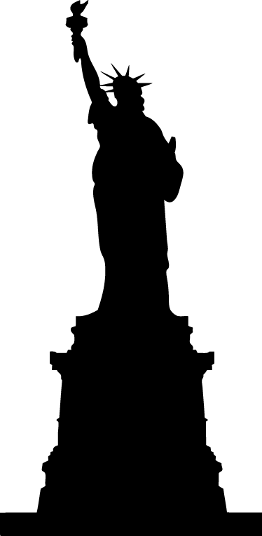 自由の女神像の壁のステッカー Tenstickers