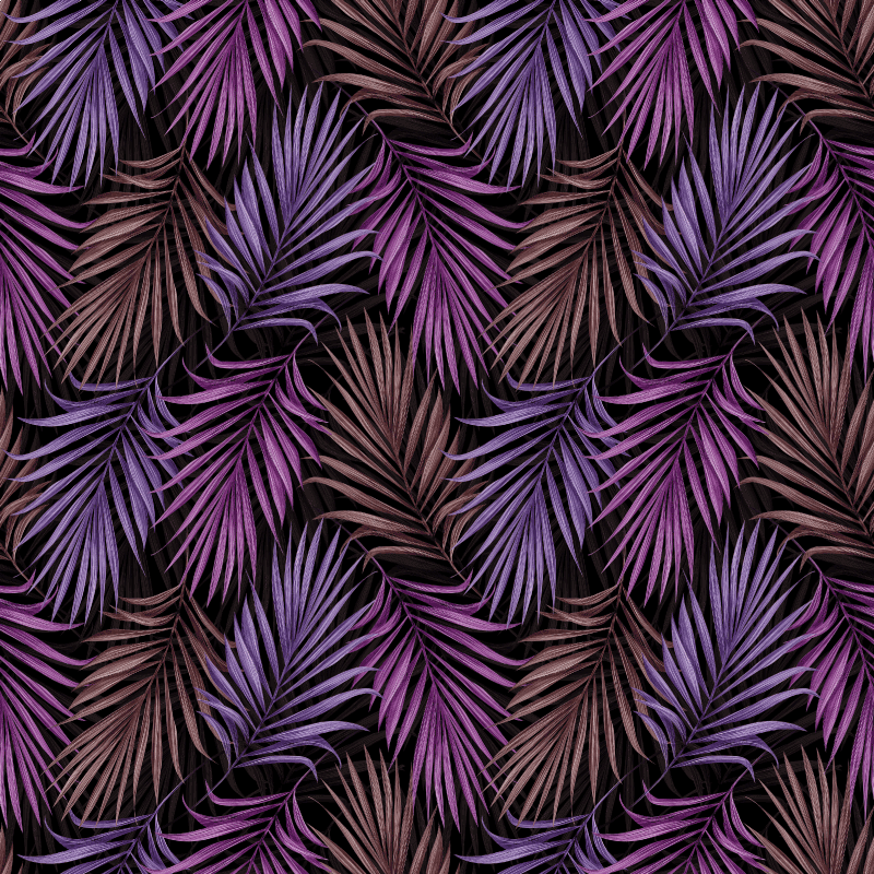 Originale tropiske palmeblader klistremerke møbler - Tenstickers