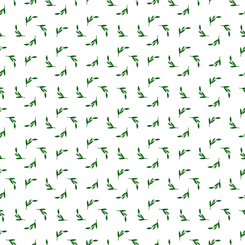 Kaki zelené listy designový nábytek obtisk - TenStickers