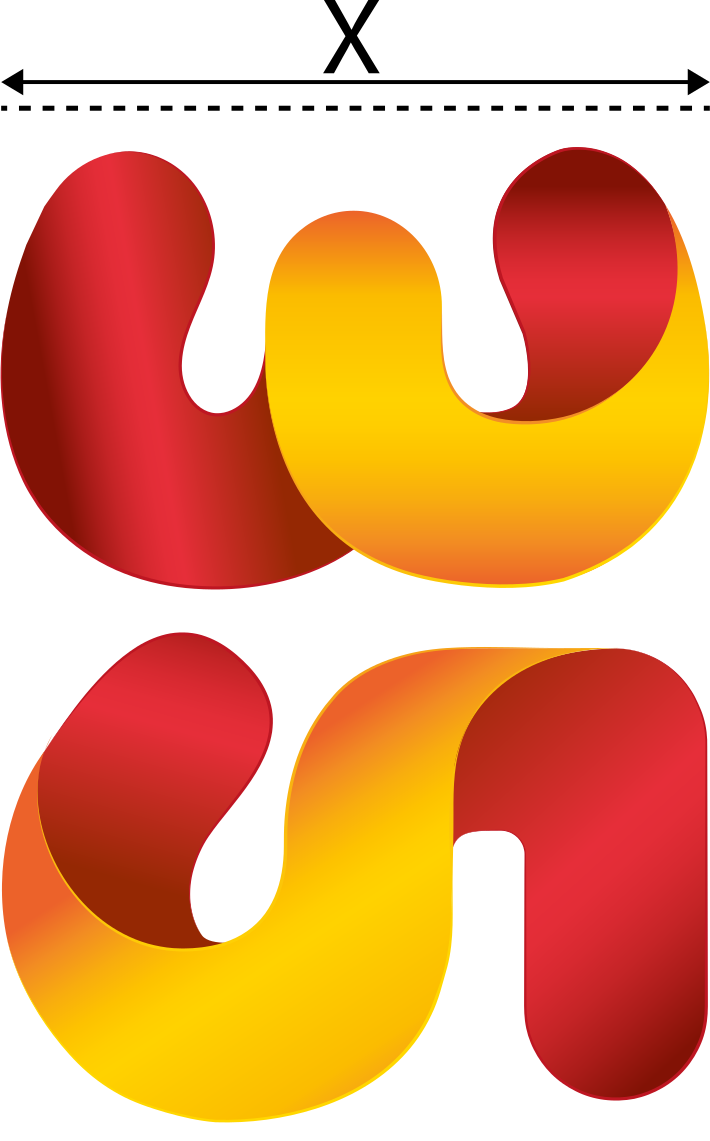 Mülltonnen Aufkleber Rote und gelbe zahlen - TenStickers