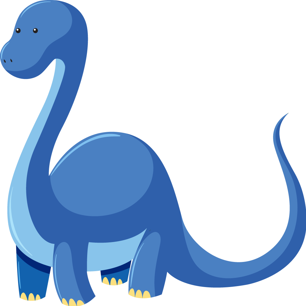 Vinilo de Dinosaurio azul bebé - TenVinilo