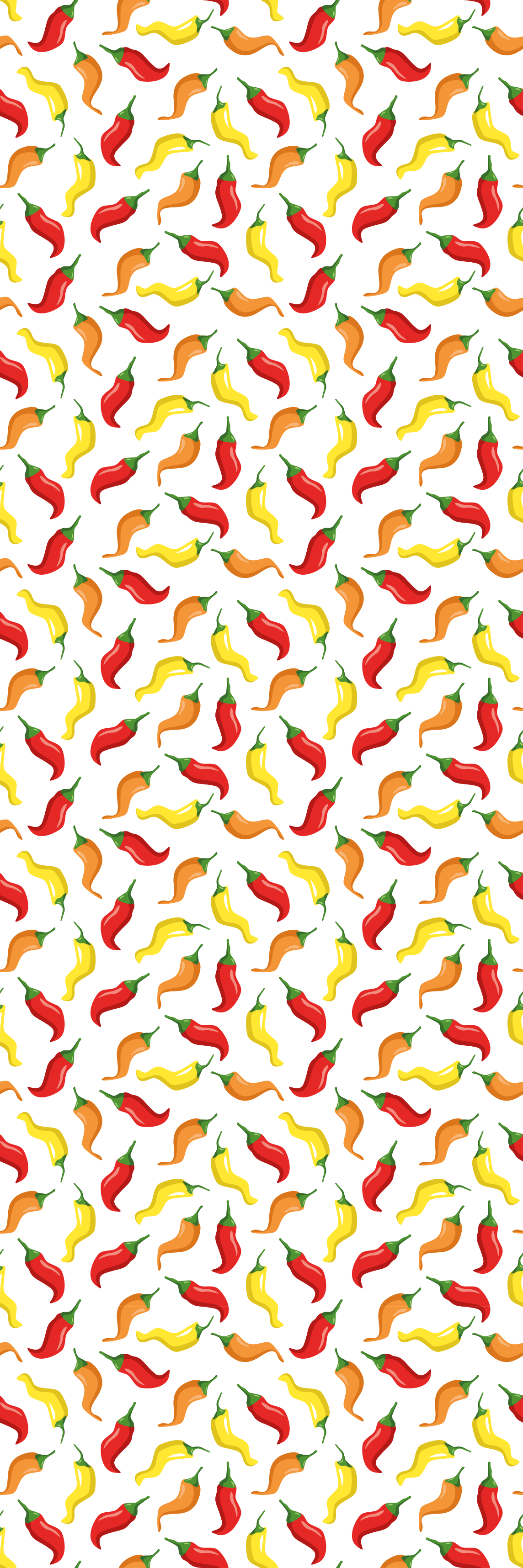 Naklejka na lodówkę Warzywa i papryka - TenStickers