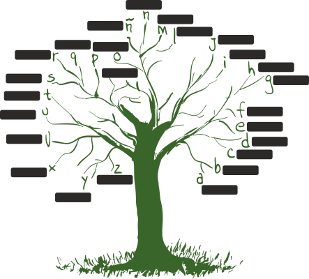 Autocolante infantil aprender o abecedário - TenStickers