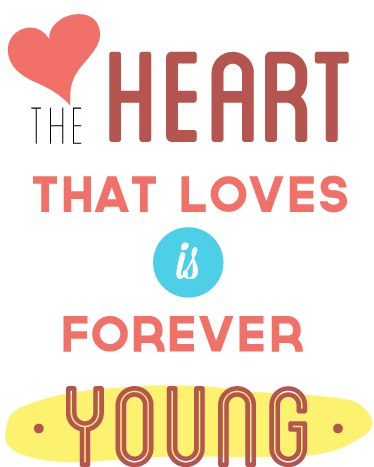 Young Heart Wall Sticker - TenStickers