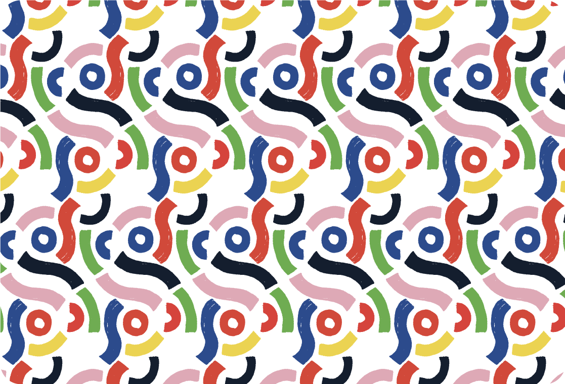 Abstrakt geometrisk målning laptop hud - Tenstickers