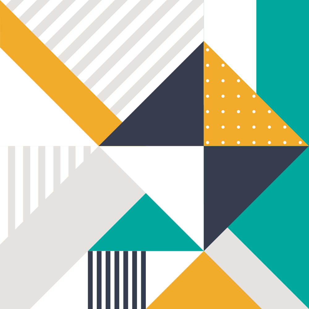 Háromszögek geometriai művészet fal művészeti matrica - TenStickers