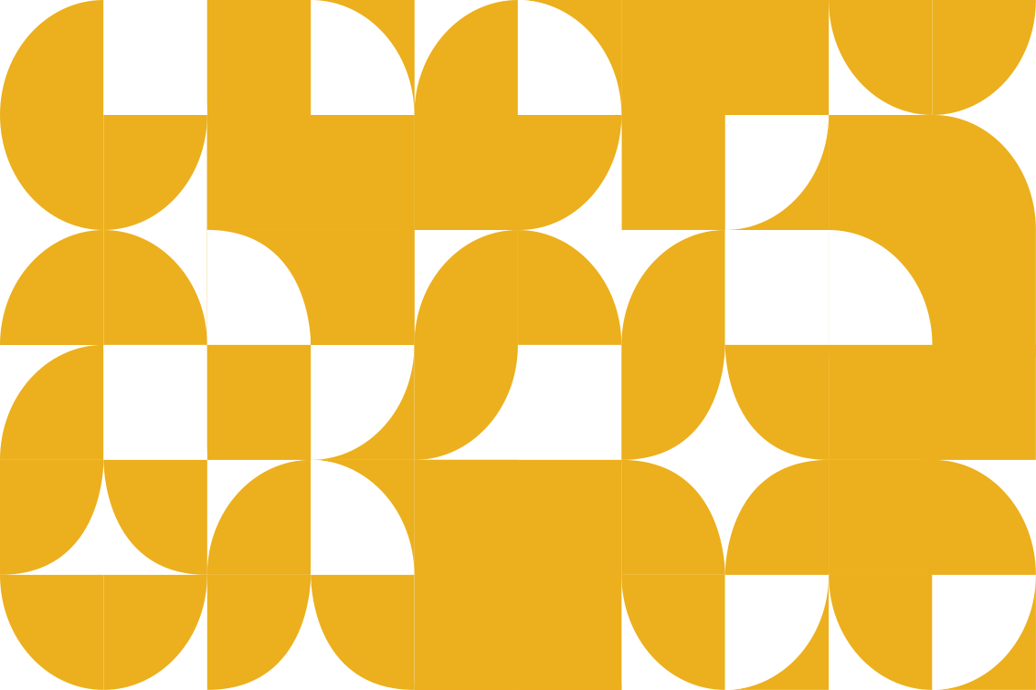 Naklejka na meble żółty okrąg geometryczny wzór sztuki art - TenStickers