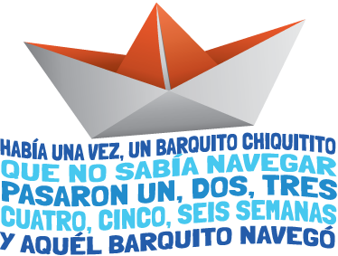 Vinilo infantil un barquito chiquitito - TenVinilo