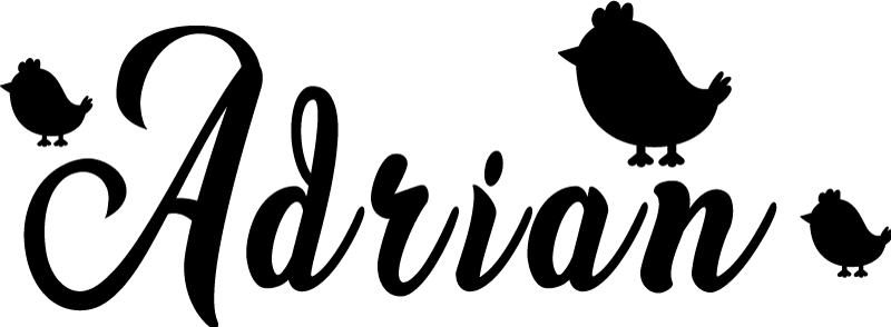 Nimi vauvan poikasilla lintutarra - Tenstickers