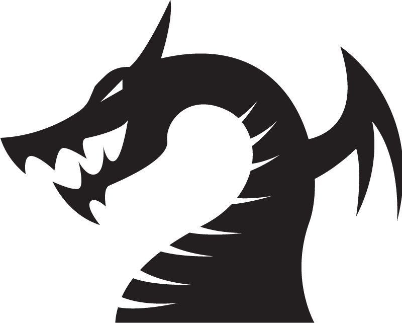 Naklejka na laptopa Fantastyczny projekt smoka - TenStickers