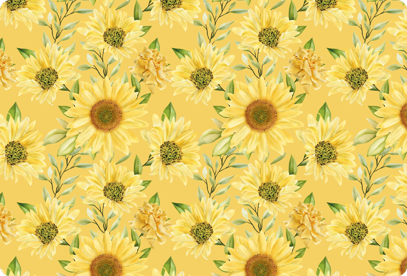 Nagy napraforgó szirmok laptop bőr - TenStickers