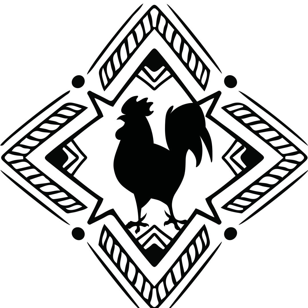 Stenska nalepka boho petelin - TenStickers