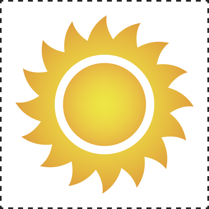 Sonne Lichtschalter Aufkleber - TenStickers