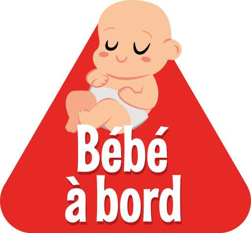 Autocollants Bébé à Bord: Sécurité en Voiture - TenStickers