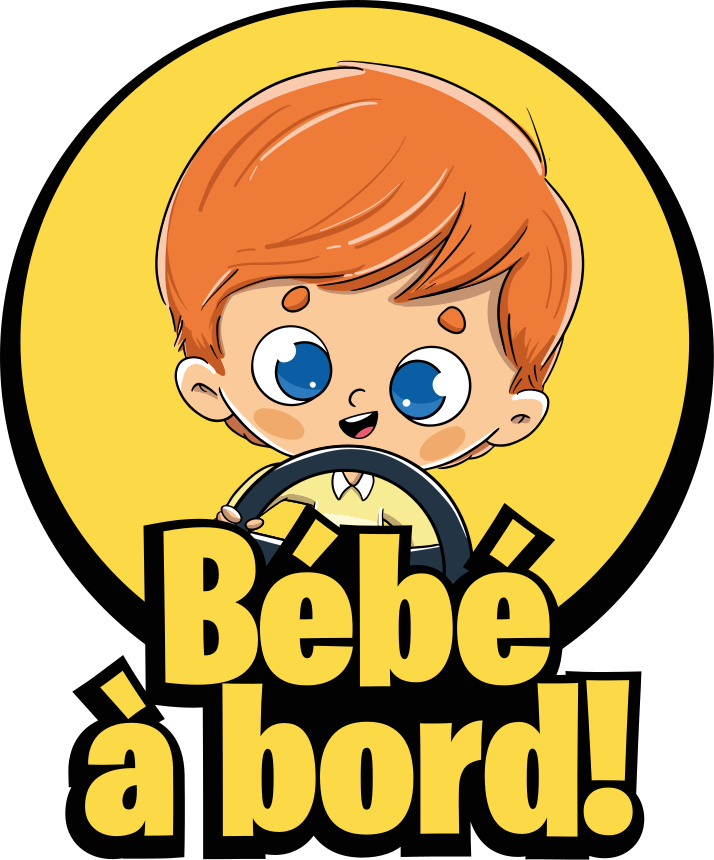 Sticker Bébé à Bord Bébé cavalier - TenStickers