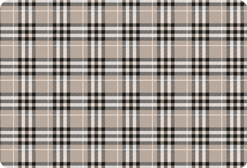 παραδοσιακό σκωτσέζικο γκρι ταρτάν φορητό υπολογιστή - TenStickers