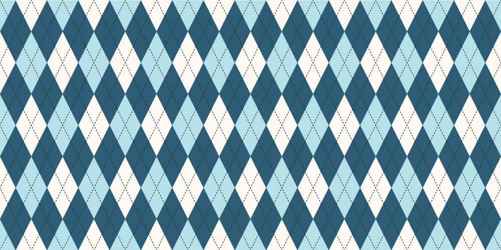 Diamond check blue pattern furniture decal - TenStickers