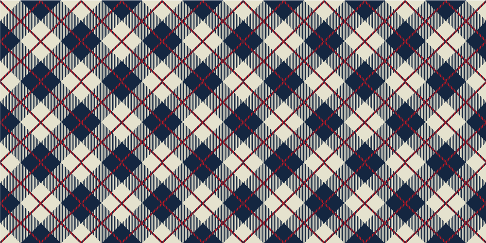 Vinilo para mueble Patrón clásico de cuadros escoceses - TenVinilo