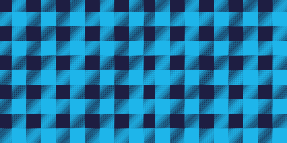 Blue tartan plaid pattern furniture sticker - TenStickers