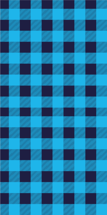 Naklejka na telefon Niebieski wzór kratki w kratę - TenStickers