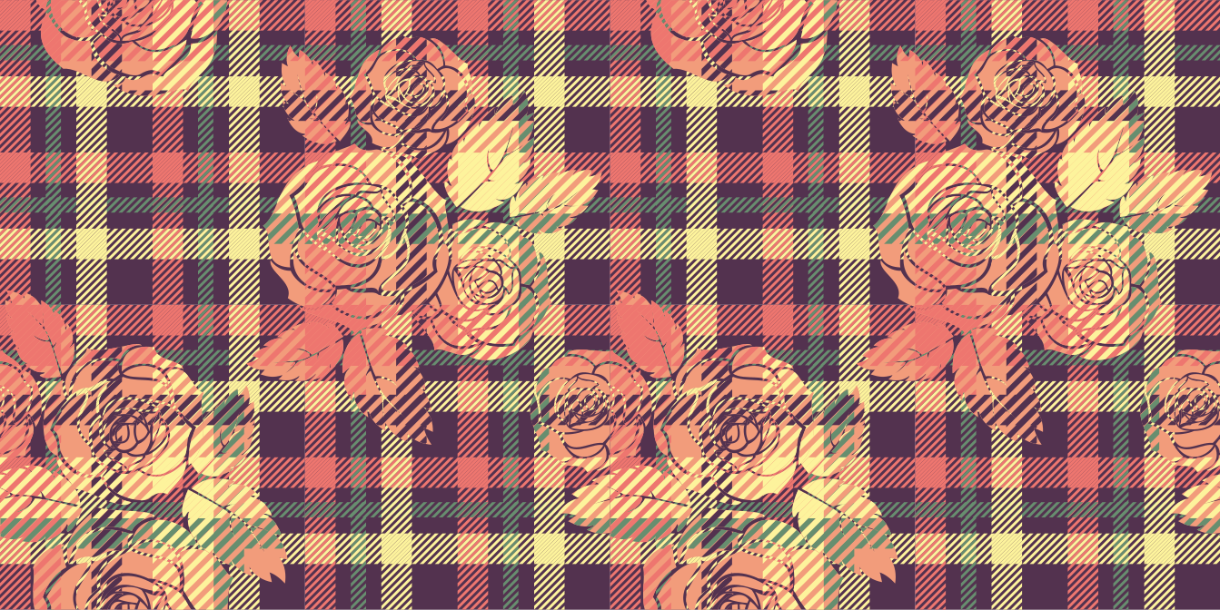 Möbelfolie mit floralem muster - TenStickers