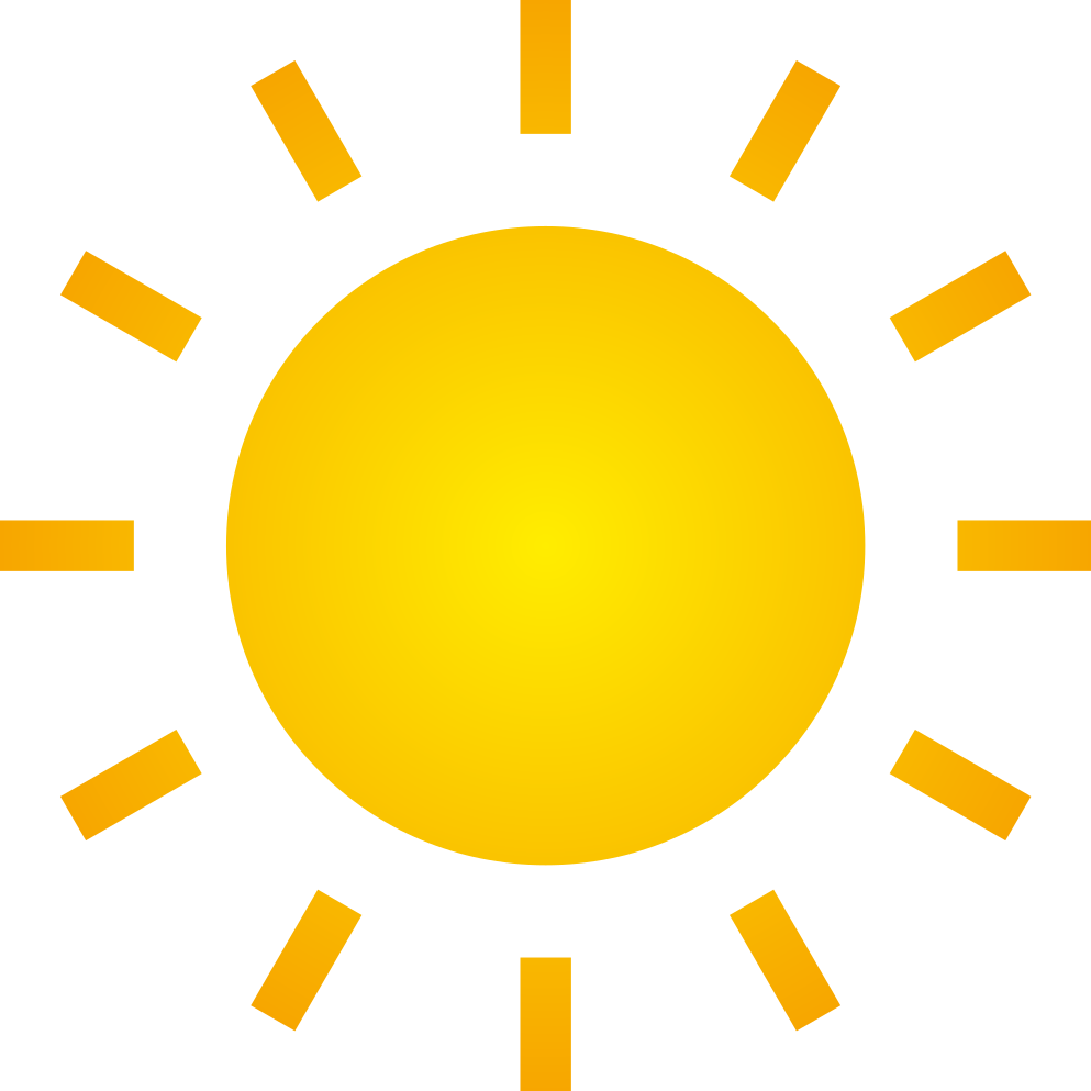 Fantastic bright as the sun wall clock decal - TenStickers