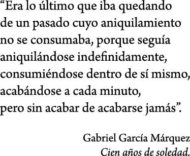 Vinilo decorativo cien años de soledad - TenVinilo